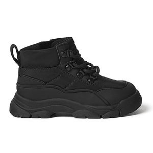 Zara toddler boys black hiking shoe boot size 7